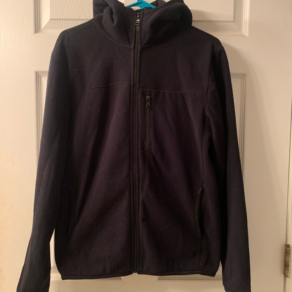 Banana Republic Arctic Fleece Jacket in Black